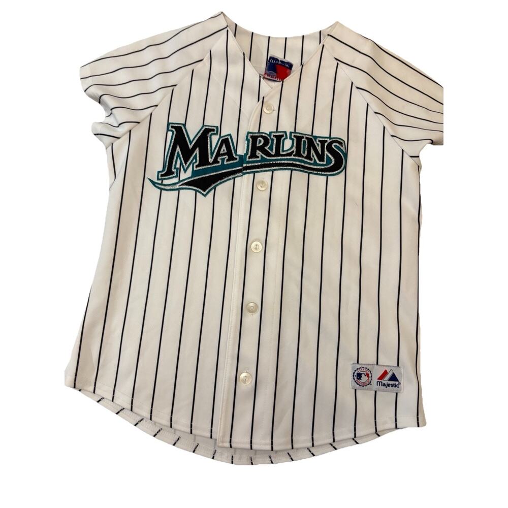 Vintage Marlins Jersey Choi 6 Majestic Genuine Merchandise Size Youth M